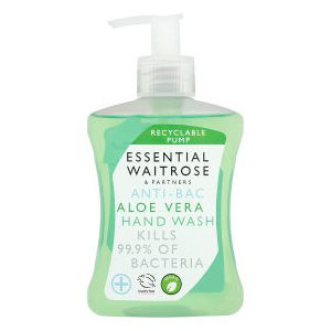 Essential Waitrose Antibac Handwash Aloe Vera