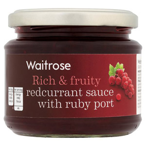 Waitrose Redcurrant Sauce with Ruby Port