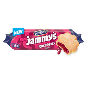 McVities Jammy's Raspberry Biscuit