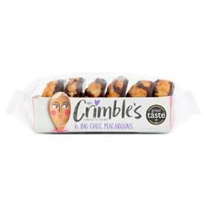 Mrs Crimbles Free From Large Chocolate Macaroons 6 Pack