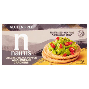 Nairns Gluten Free Cracked Black Pepper Crackers