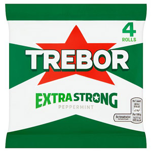 Trebor Extra Strong Peppermint Mints 4 Pack