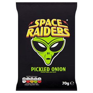 Space Raiders Pickled Onion Price Marked