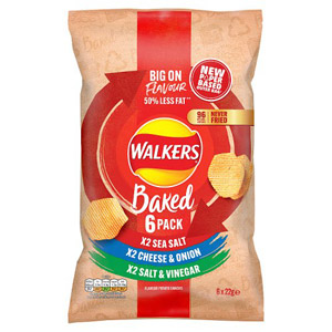 Walkers Baked Variety 6 Pack