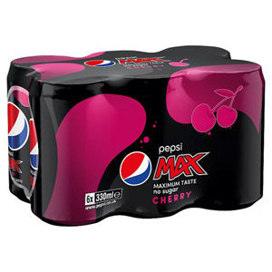 Pepsi Max Cherry Cans 6 Pack