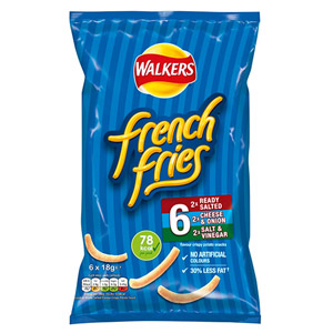 Walkers French Fries Variety 6 Pack